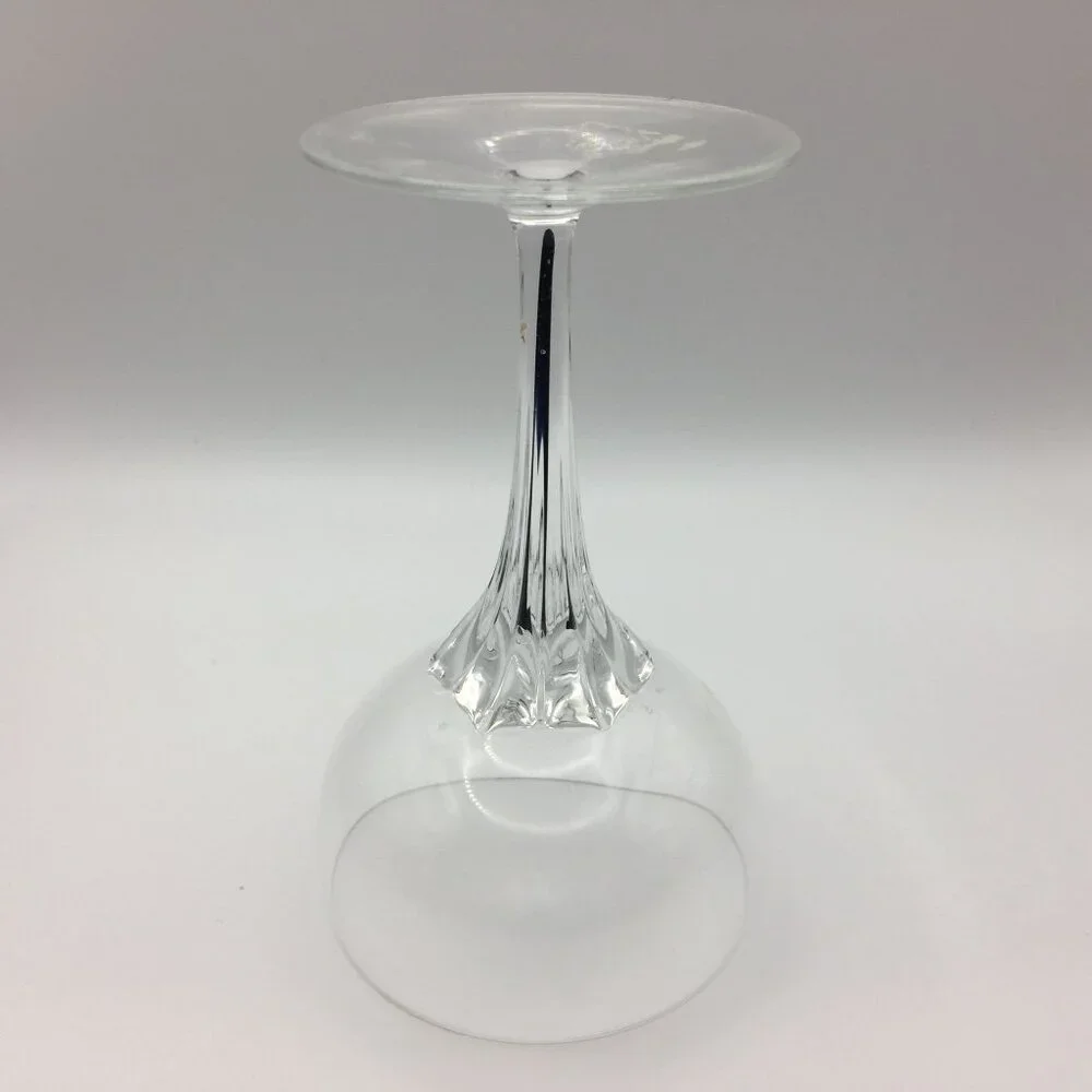 Belfor Crystal Exquisite Coupe Champagne Wine Glasses Stemware Set 2 Vintage